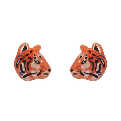 Erstwilder - The Tranquil Tiger Earrings (Pete Cromer) (2022) - 20th Century Artifacts