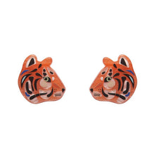 Load image into Gallery viewer, Erstwilder - The Tranquil Tiger Earrings (Pete Cromer) (2022) - 20th Century Artifacts