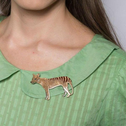 Erstwilder - The Truant Thylacine Brooch (2017) - 20th Century Artifacts