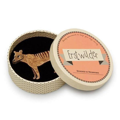 Erstwilder - The Truant Thylacine Brooch (2017) - 20th Century Artifacts