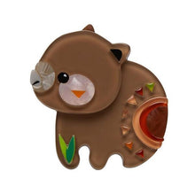 Load image into Gallery viewer, Erstwilder - The Wondrous Wombat Brooch (Pete Cromer) (2021) - 20th Century Artifacts