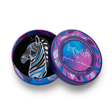 Load image into Gallery viewer, Erstwilder - The Zealous Zebra Brooch (Pete Cromer) (2022) - 20th Century Artifacts