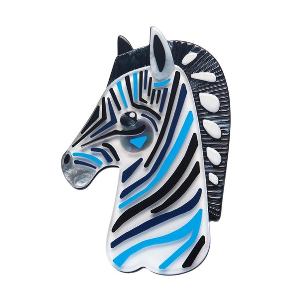 Erstwilder - The Zealous Zebra Brooch (Pete Cromer) (2022) - 20th Century Artifacts