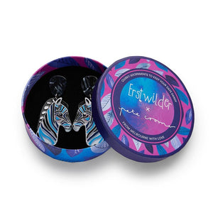 Erstwilder - The Zealous Zebra Earrings (Pete Cromer) (2022) - 20th Century Artifacts