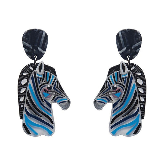 Erstwilder - The Zealous Zebra Earrings (Pete Cromer) (2022) - 20th Century Artifacts