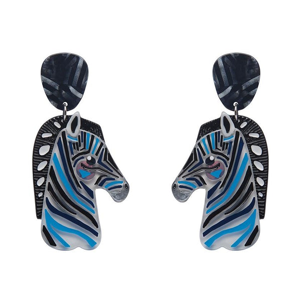 Erstwilder - The Zealous Zebra Earrings (Pete Cromer) (2022) - 20th Century Artifacts