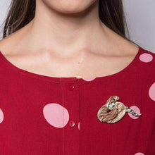 Load image into Gallery viewer, Erstwilder - Theodore the Trim Taipan Snake Brooch (2017) - 20th Century Artifacts