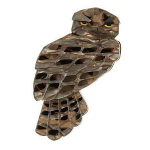 Erstwilder - Thorny Tawny Frogmouth Owl Brooch (2015) - 20th Century Artifacts