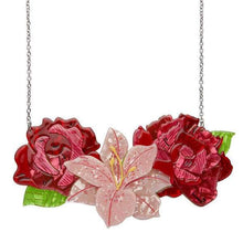 Load image into Gallery viewer, Erstwilder - Tickled Pink Flower Necklace (Large) - 20th Century Artifacts