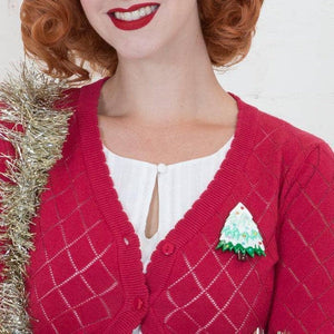 Erstwilder - To Be Jolly Christmas Tree Brooch (2017) - 20th Century Artifacts