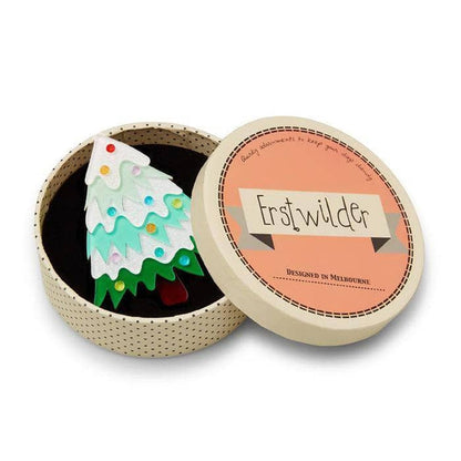 Erstwilder - To Be Jolly Christmas Tree Brooch (2017) - 20th Century Artifacts