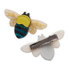 Load image into Gallery viewer, Erstwilder - To Bee or Not to Bee Hair Clips - 20th Century Artifacts