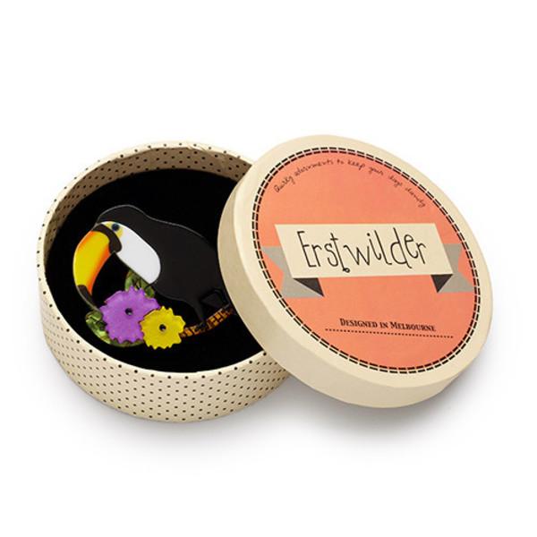 Erstwilder - Toco of the Tropics Toucan Brooch (2016) - 20th Century Artifacts