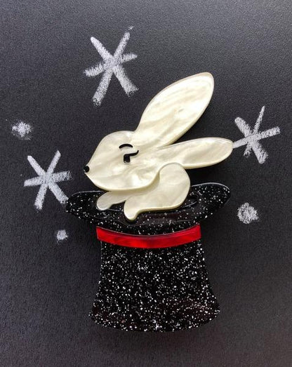 Erstwilder - Trixie Bunny Honey Brooch - 20th Century Artifacts