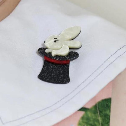 Erstwilder - Trixie Bunny Honey Brooch - 20th Century Artifacts