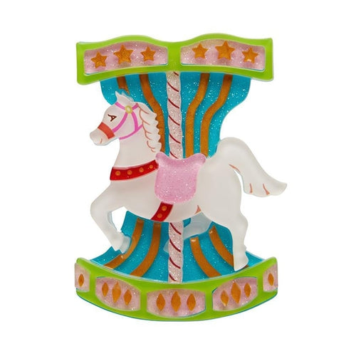 Erstwilder - Trocadéro Carousel Brooch - 20th Century Artifacts