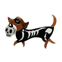 Load image into Gallery viewer, Erstwilder - Trot or Treat Dog Brooch (2020) - 20th Century Artifacts