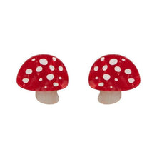 Load image into Gallery viewer, Erstwilder - Twinning Toadstools Stud Earrings (2020) - 20th Century Artifacts