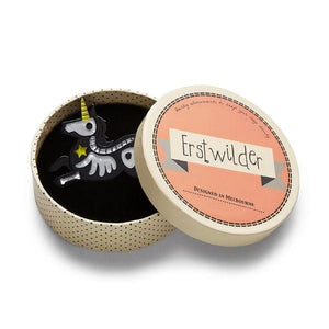 Erstwilder - Unicorn Moon Brooch (2018) - 20th Century Artifacts