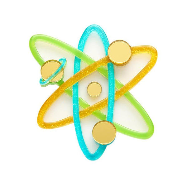 Erstwilder - Up and Atom Mini Brooch - 20th Century Artifacts