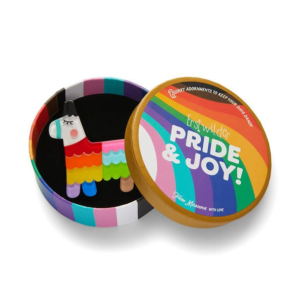 Erstwilder - Viva Pride Pinata Brooch - 20th Century Artifacts