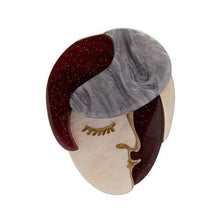 Load image into Gallery viewer, Erstwilder - Vogue Visage Brooch - 20th Century Artifacts