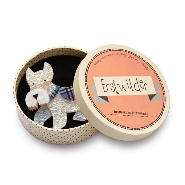 Erstwilder - Wallace the Scottie Dog Brooch (2017) - 20th Century Artifacts
