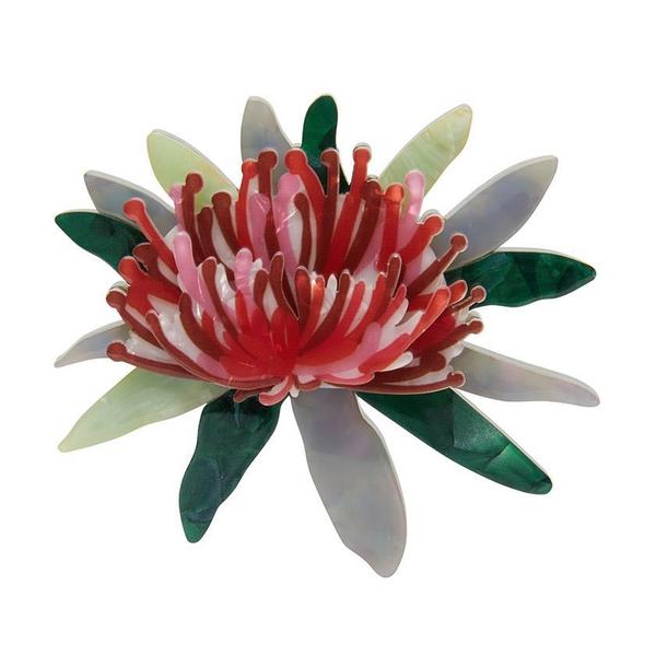 Erstwilder - Waratah Warmth Gum Brooch (Jocelyn Proust) (2021) - 20th Century Artifacts