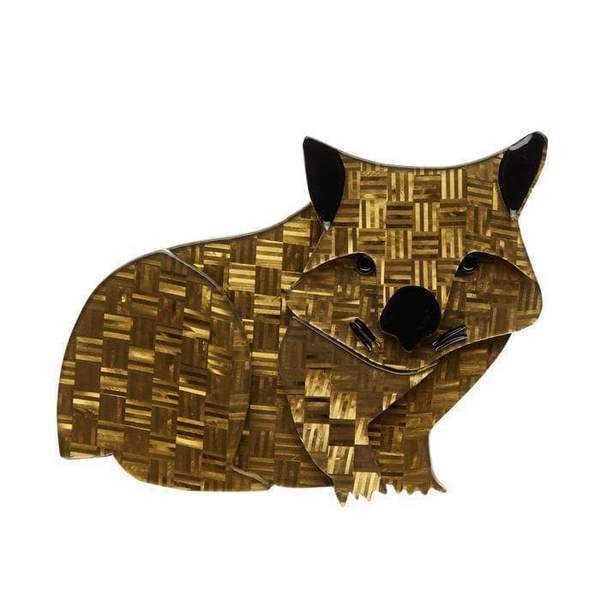 Erstwilder - Wary Warri Wombat Brooch (2017) - 20th Century Artifacts