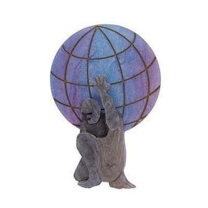 Erstwilder - Weight of the World Brooch - 20th Century Artifacts