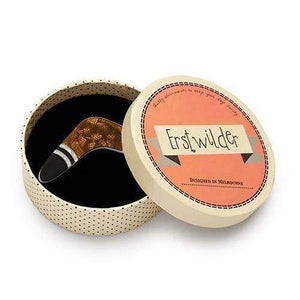 Erstwilder - What Goes Around Boomerang Brooch (2016) - 20th Century Artifacts