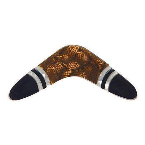 Erstwilder - What Goes Around Boomerang Brooch (2016) - 20th Century Artifacts