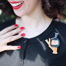 Load image into Gallery viewer, Erstwilder - What&#39;s Your Poison? Brooch - 20th Century Artifacts