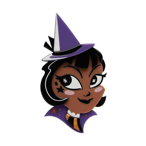 Erstwilder - Which Witch? Brooch (2020) dark - 20th Century Artifacts