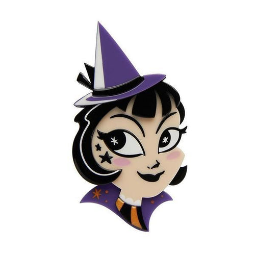 Erstwilder - Which Witch? Brooch (2020) pale - 20th Century Artifacts