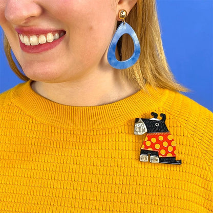 Erstwilder - Whiskered Snout Brooch (Terry Runyan 1) - 20th Century Artifacts