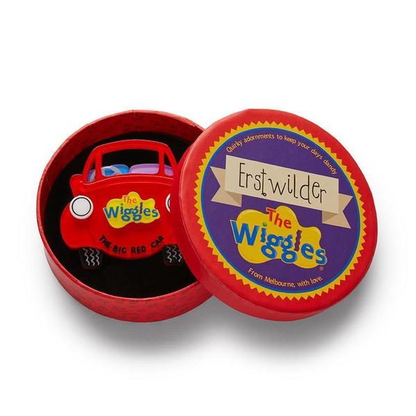 Erstwilder - Wiggles Big Red Car Brooch - 20th Century Artifacts
