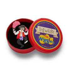 Load image into Gallery viewer, Erstwilder - Wiggles Captain Feathersword Brooch - 20th Century Artifacts