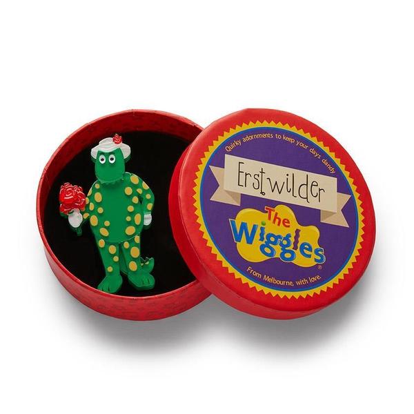 Erstwilder - Wiggles Dorothy the Dinosaur Brooch - 20th Century Artifacts