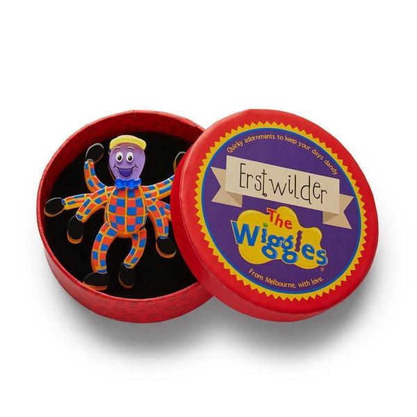 Erstwilder - Wiggles Henry the Octopus Brooch - 20th Century Artifacts