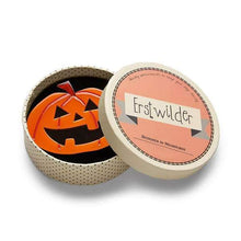 Load image into Gallery viewer, Erstwilder - Will-O&#39; The Wisp Pumpkin Brooch (2018) - 20th Century Artifacts