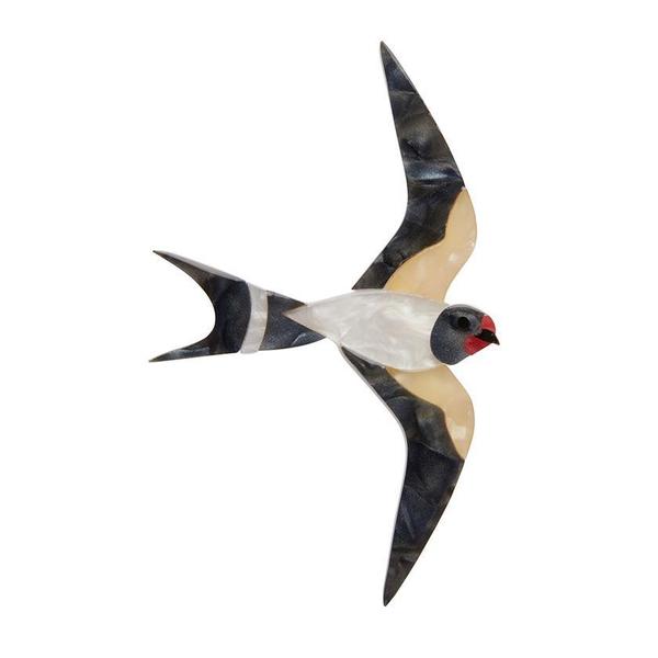 Erstwilder - Wind Rider Swallow Brooch (2020) - 20th Century Artifacts