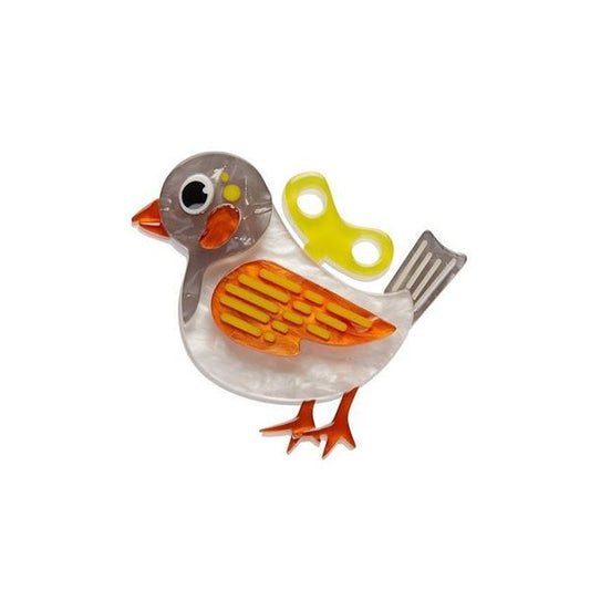 Erstwilder - Wind-Up Whimsy Mini Brooch - 20th Century Artifacts
