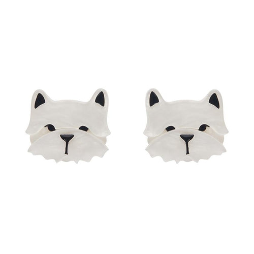 Erstwilder - Winston the Westie Earrings 2022 - 20th Century Artifacts