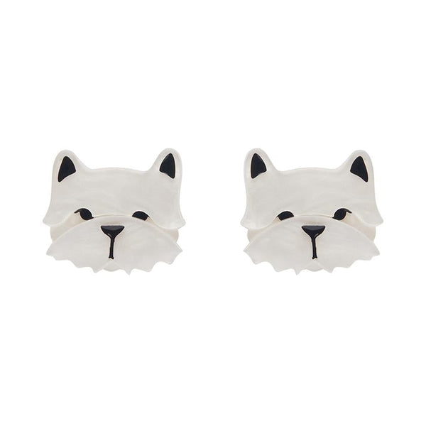 Erstwilder - Winston the Westie Earrings 2022 - 20th Century Artifacts