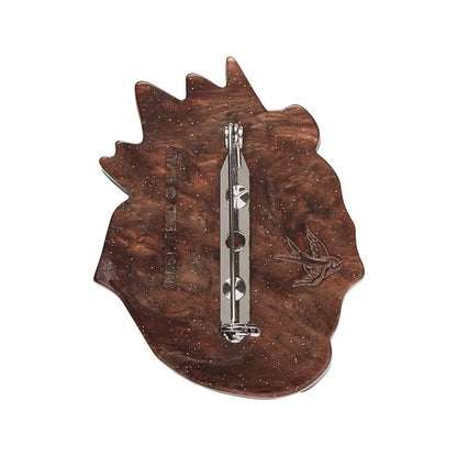 Erstwilder - Wizard of Oz - Cowardly Lion Brooch - 20th Century Artifacts