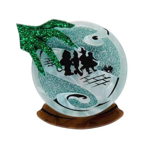 Erstwilder - Wizard of Oz - Crystal Ball Brooch - 20th Century Artifacts