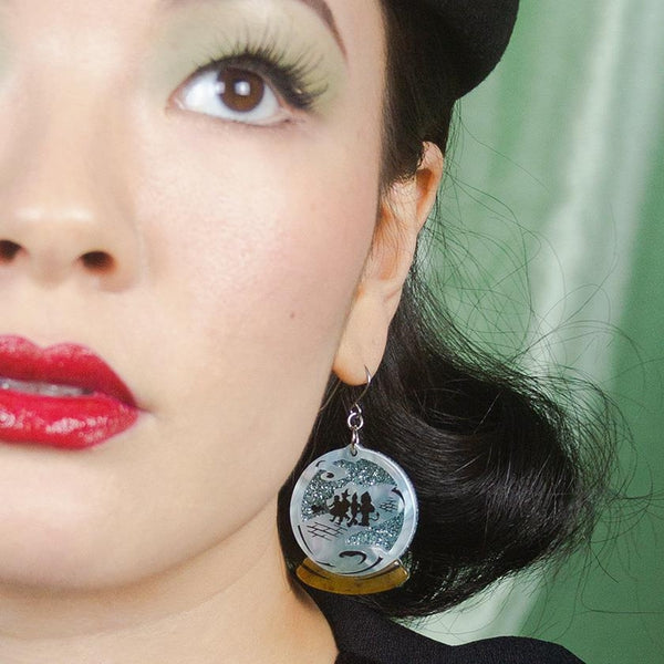Erstwilder - Wizard of Oz - Crystal Ball Earrings - 20th Century Artifacts