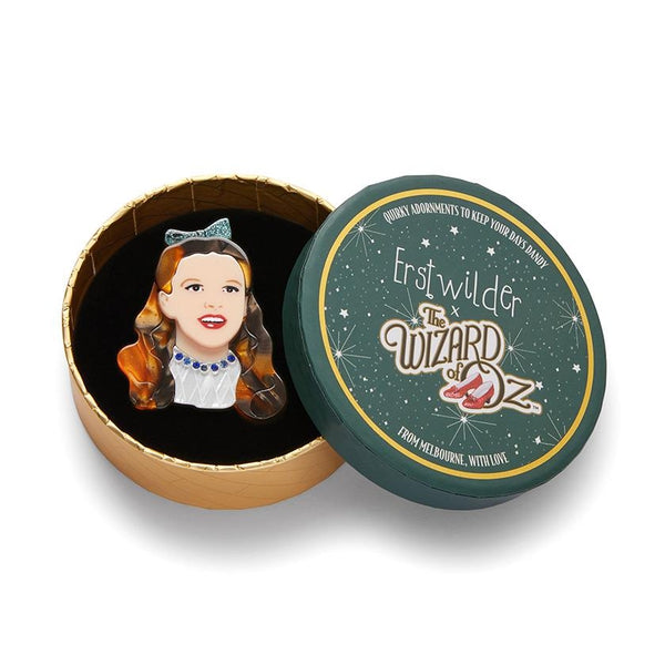 Erstwilder - Wizard of Oz - Dorothy Gale Brooch - 20th Century Artifacts