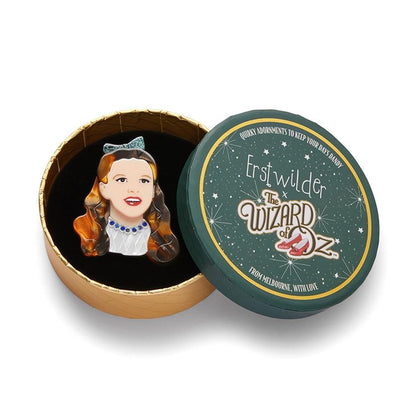 Erstwilder - Wizard of Oz - Dorothy Gale Brooch - 20th Century Artifacts